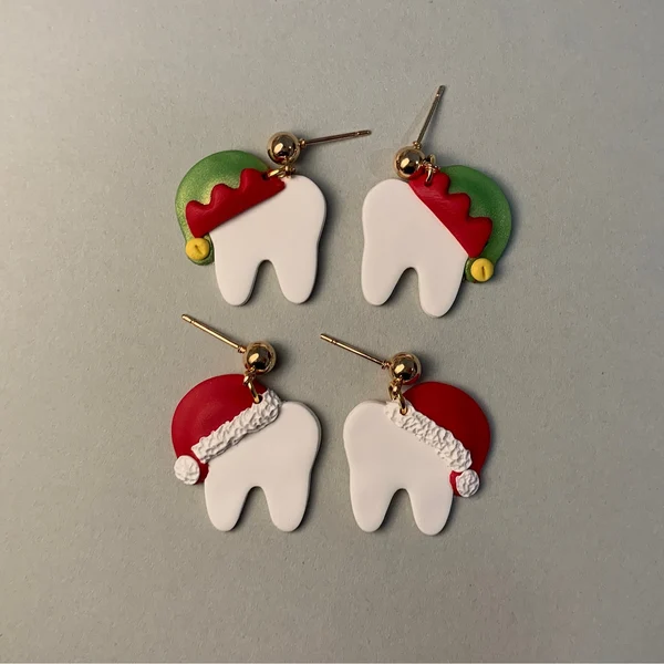 Medium Santa Elf Earrings
